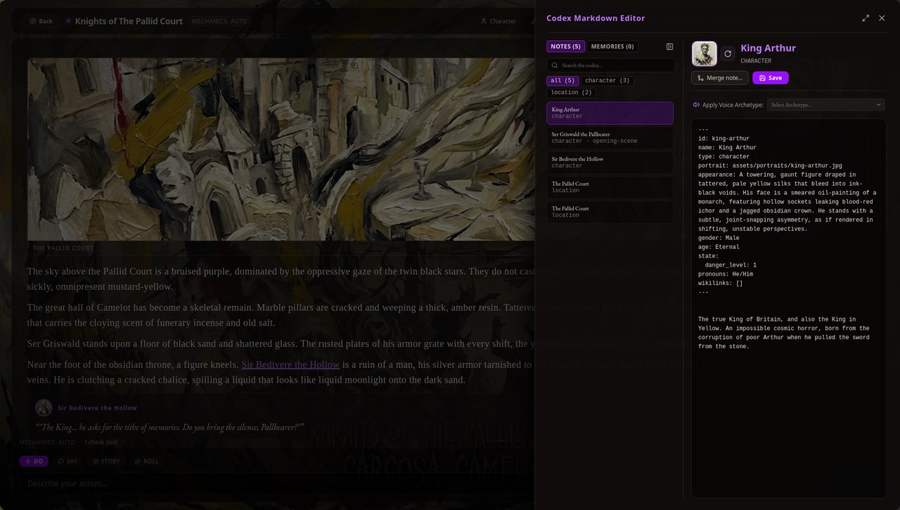 Codex Drawer
